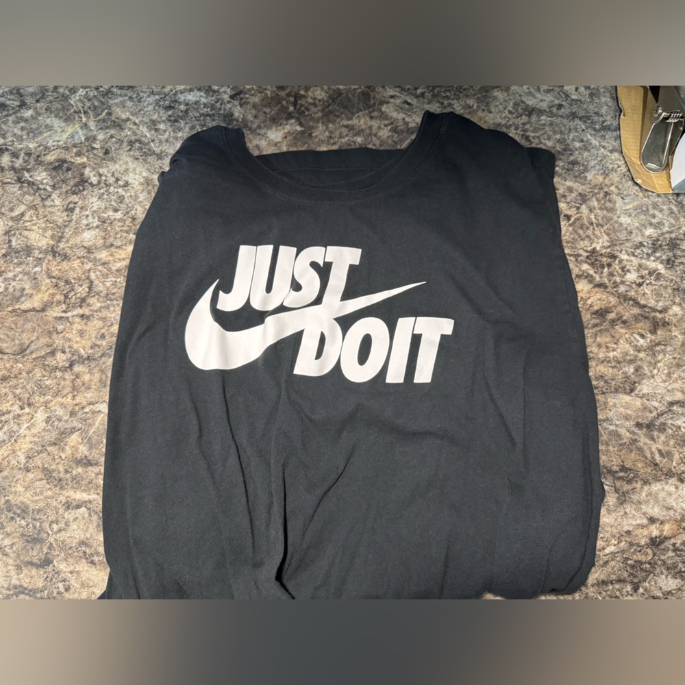Nike Just Do It Black Tee